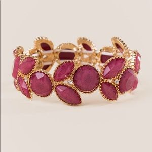 Francesca’s Collection Ruby Crystal Bracelet